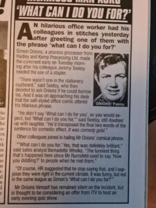 Viz article written by Neil Tollfree